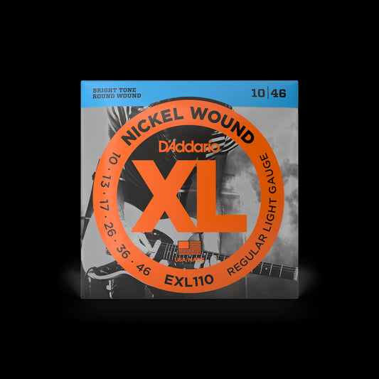 D'Addario Electric Guitar Nickel Wound, Regular Light Gauge, EXL110 Accessories_Strings D'Addario   