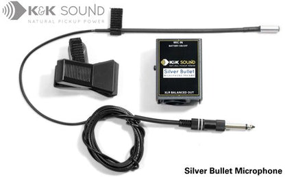 K&K Silver Bullet Microphone For Flute Pickups & Transducers K&K Sound   