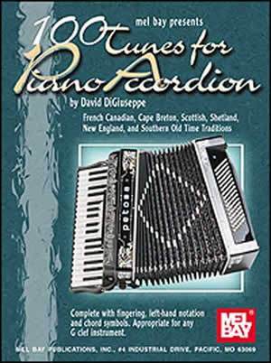 100 Tunes for Piano Accordion Media Mel Bay   