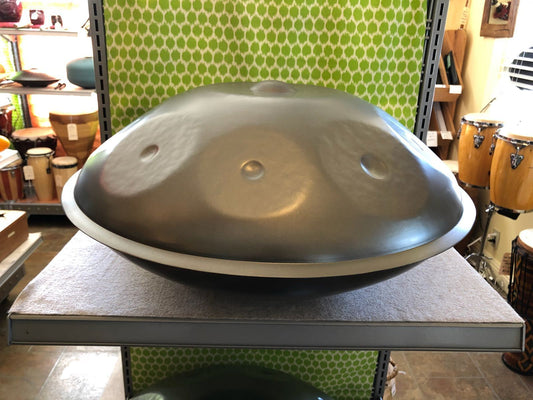 Small Elysium Handpan in G Minor, 22 inch Metal Hand Drums Lark in the Morning   