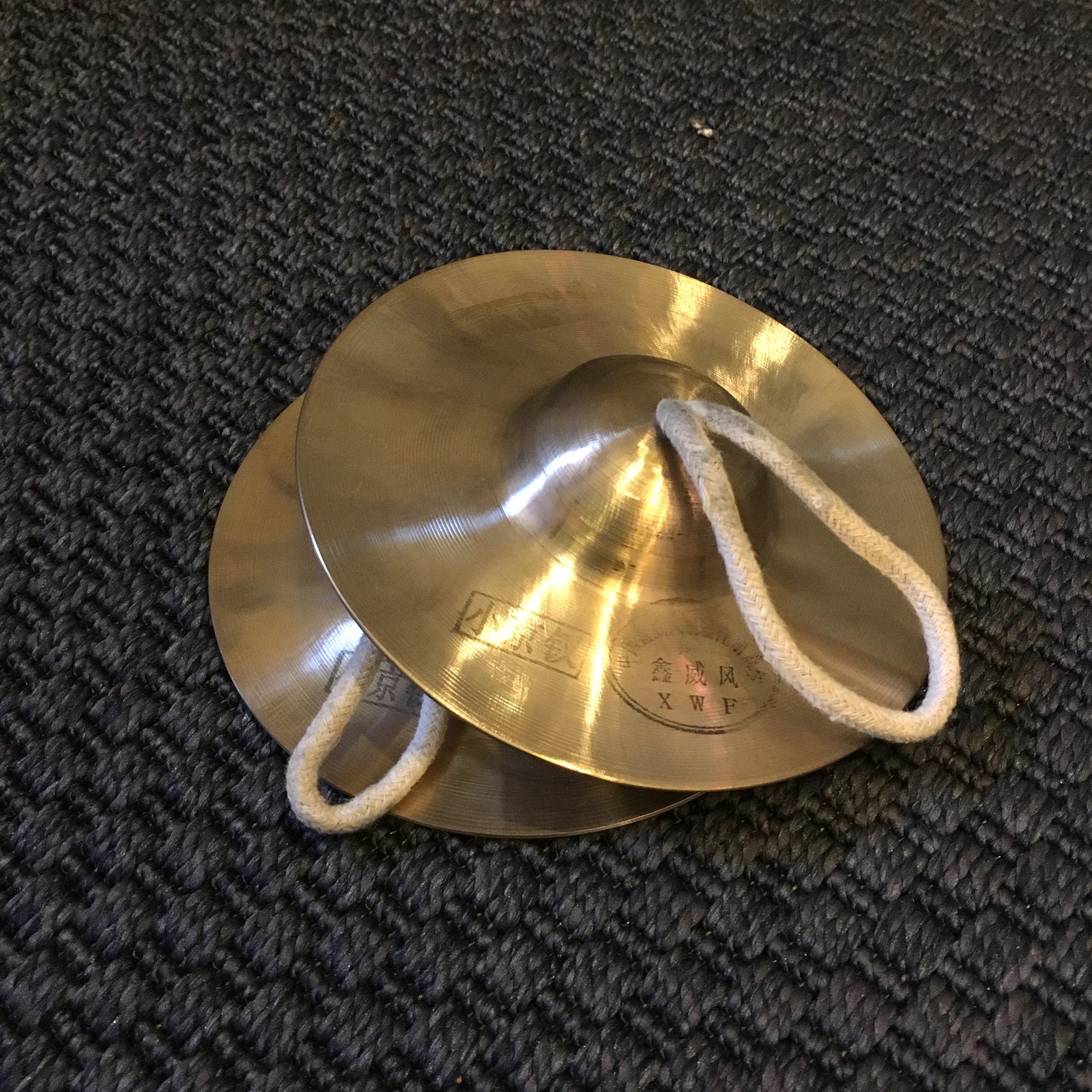 Chinese Brass Cymbals with Straps Pair (6, 7, or 8 Inch) Cymbals Lark in the Morning 6 Inch  